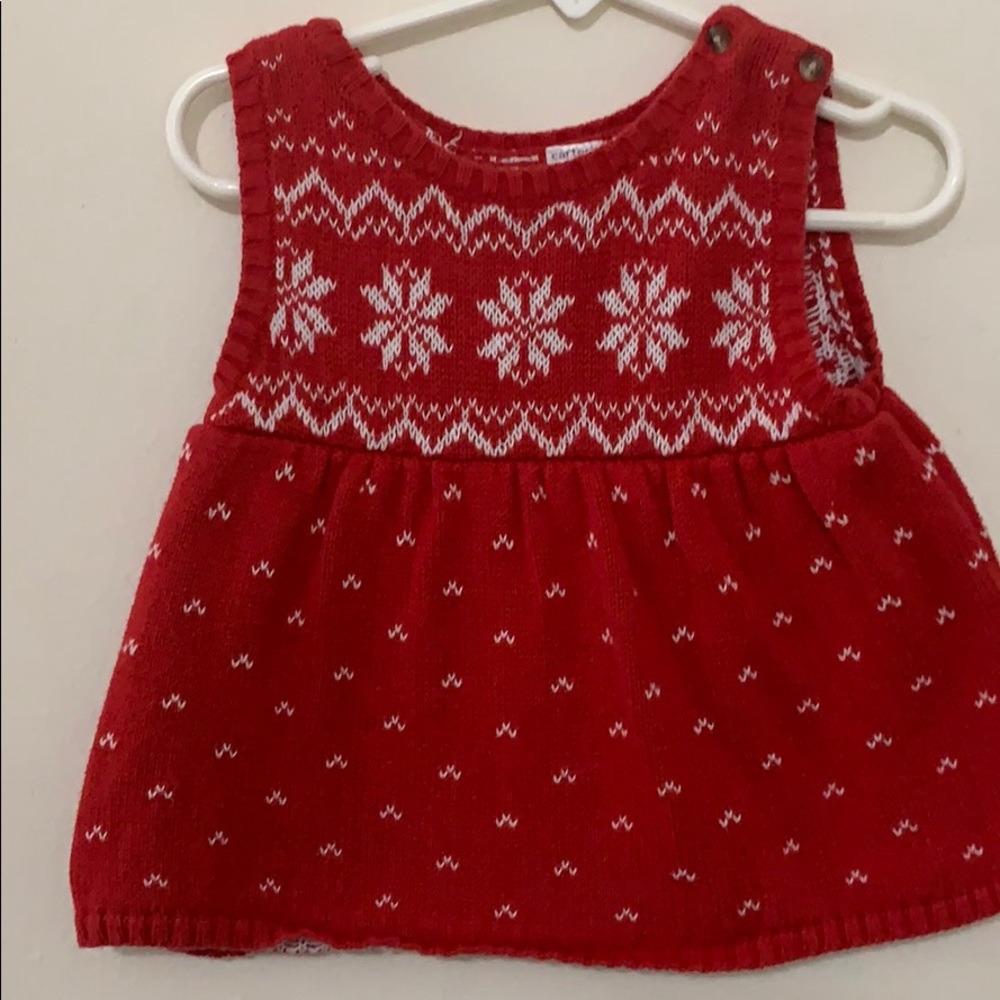 Sweater dress.